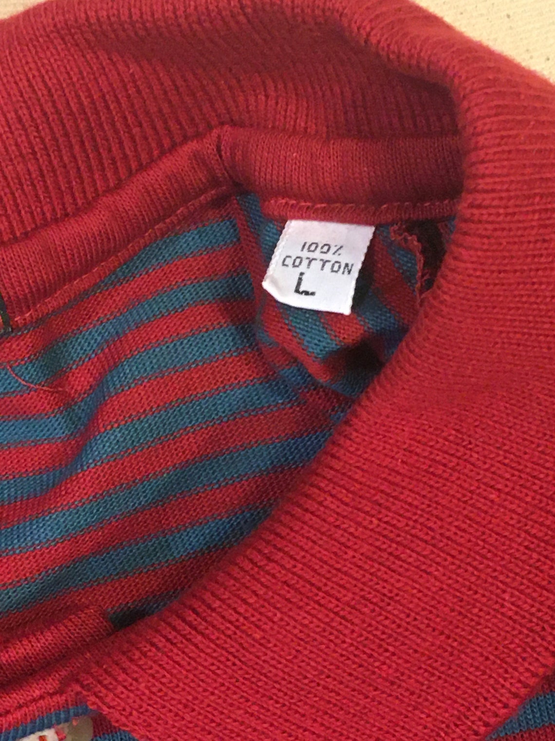 Vintage 80s J Crew Outfitters Striped Short Sleeve Polo Shirt - Etsy