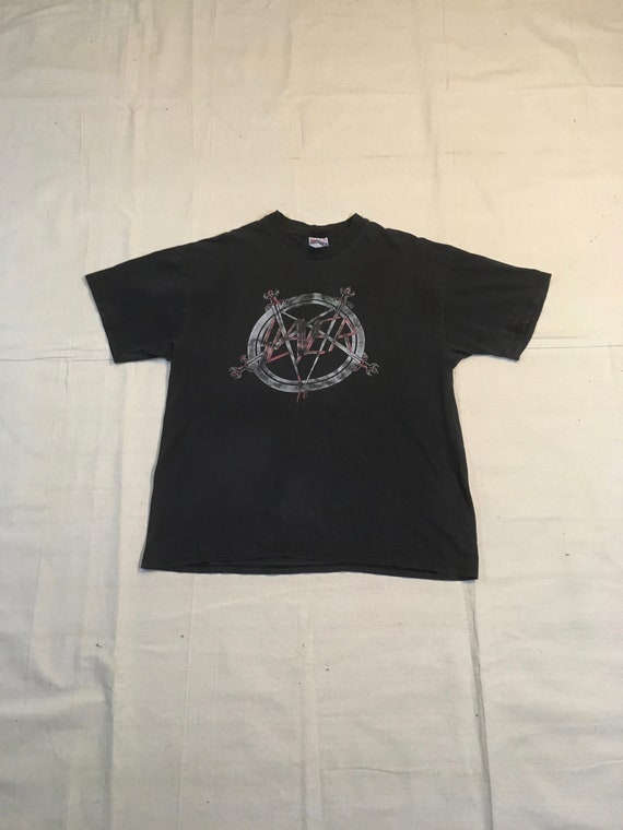 vintage 90s Slayer Fuckin Slayer pentagram t shirt