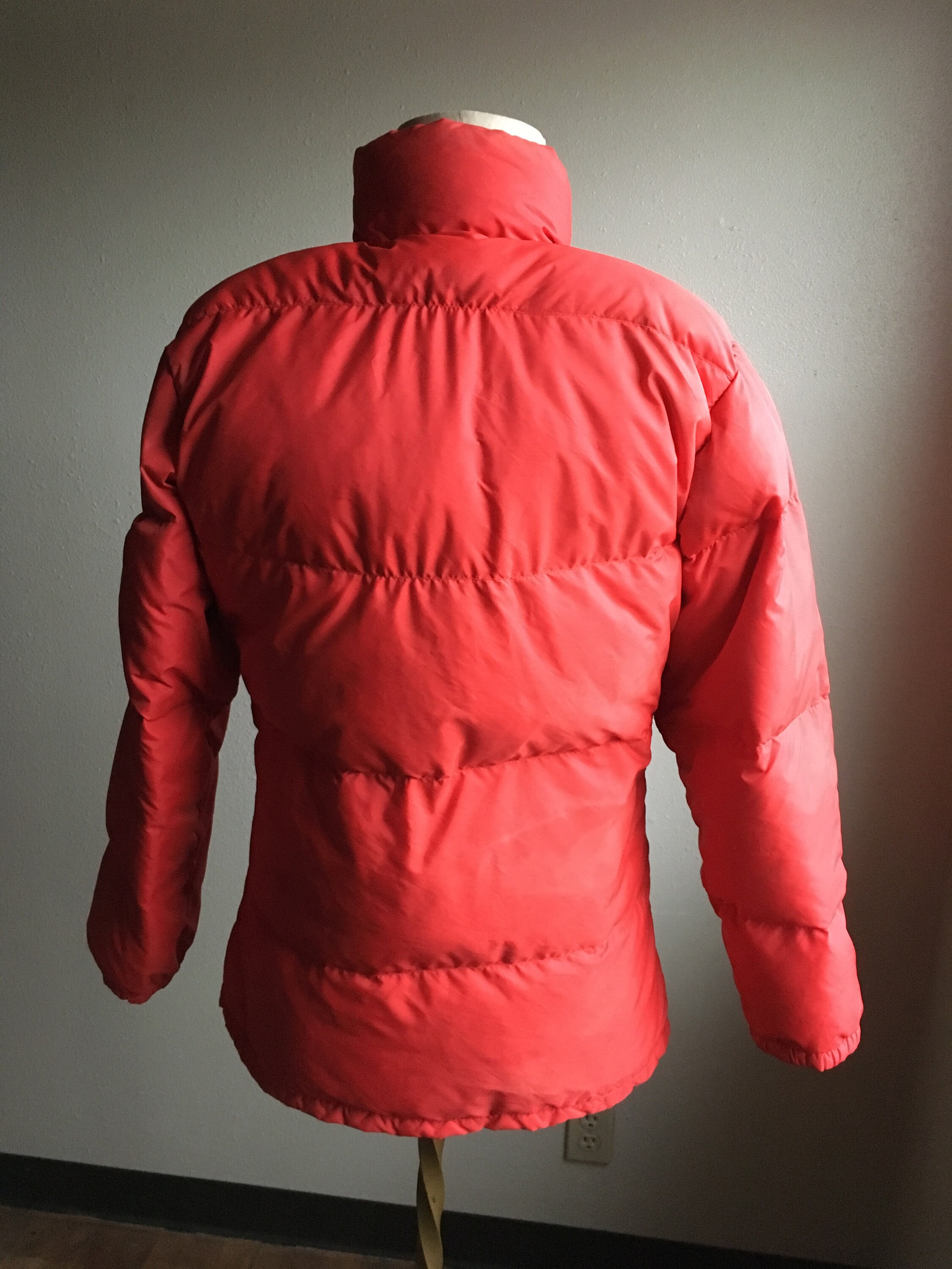 Vintage 70s REI Co Op Recreational Equipment Inc Goose Down Orange 
