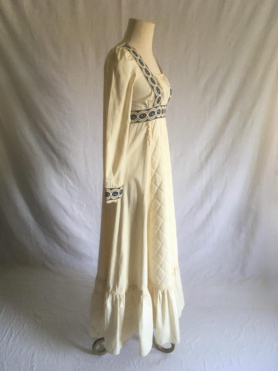 vintage 70s Gunne Sax by jessica maxi dress empire wa… - Gem