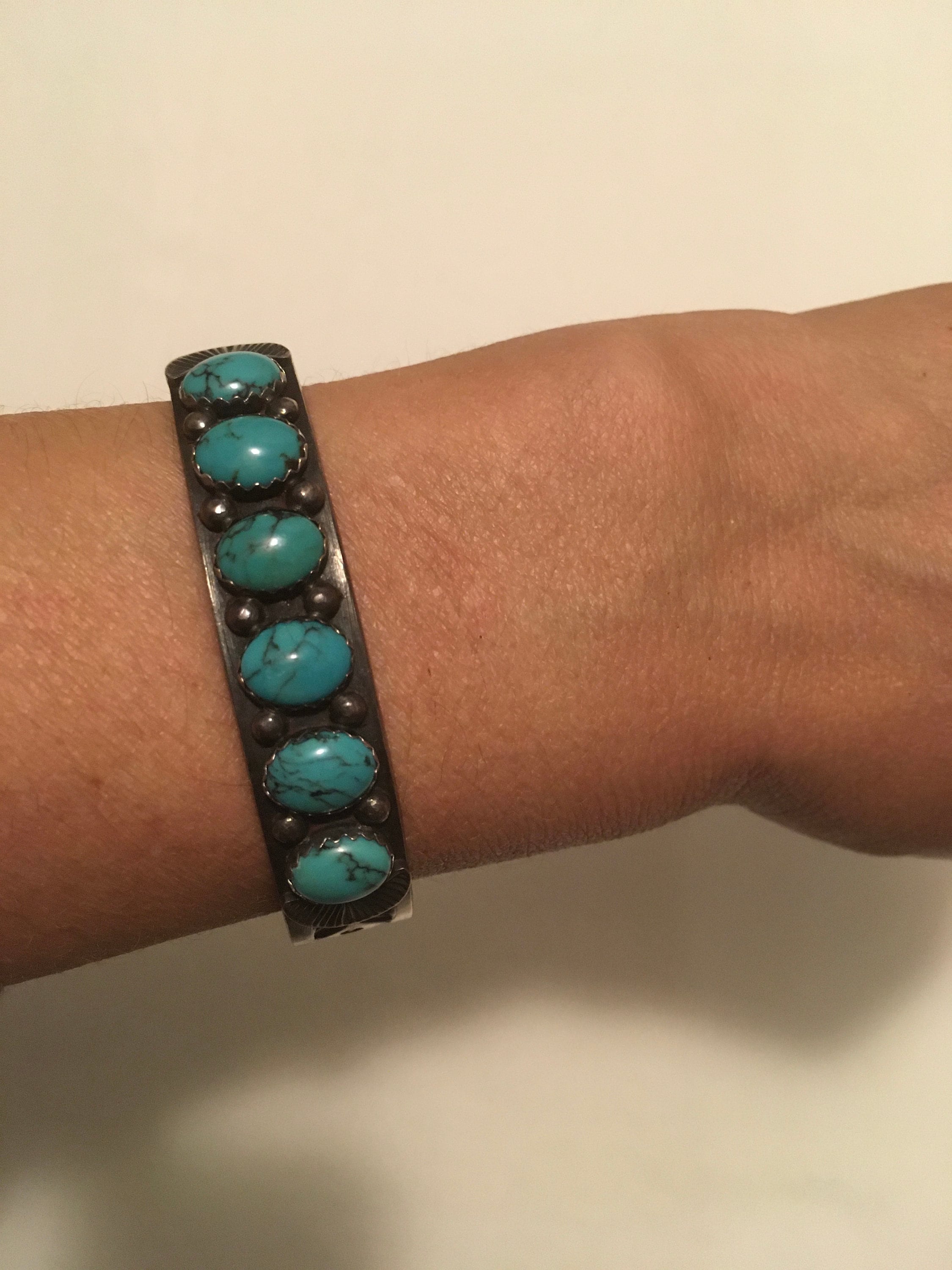 Vintage Paul J Pj Begay Navajo Silversmith Blue Turquoise Vintage Paul J Pj Begay Navajo Silversmith Blue Turquoise