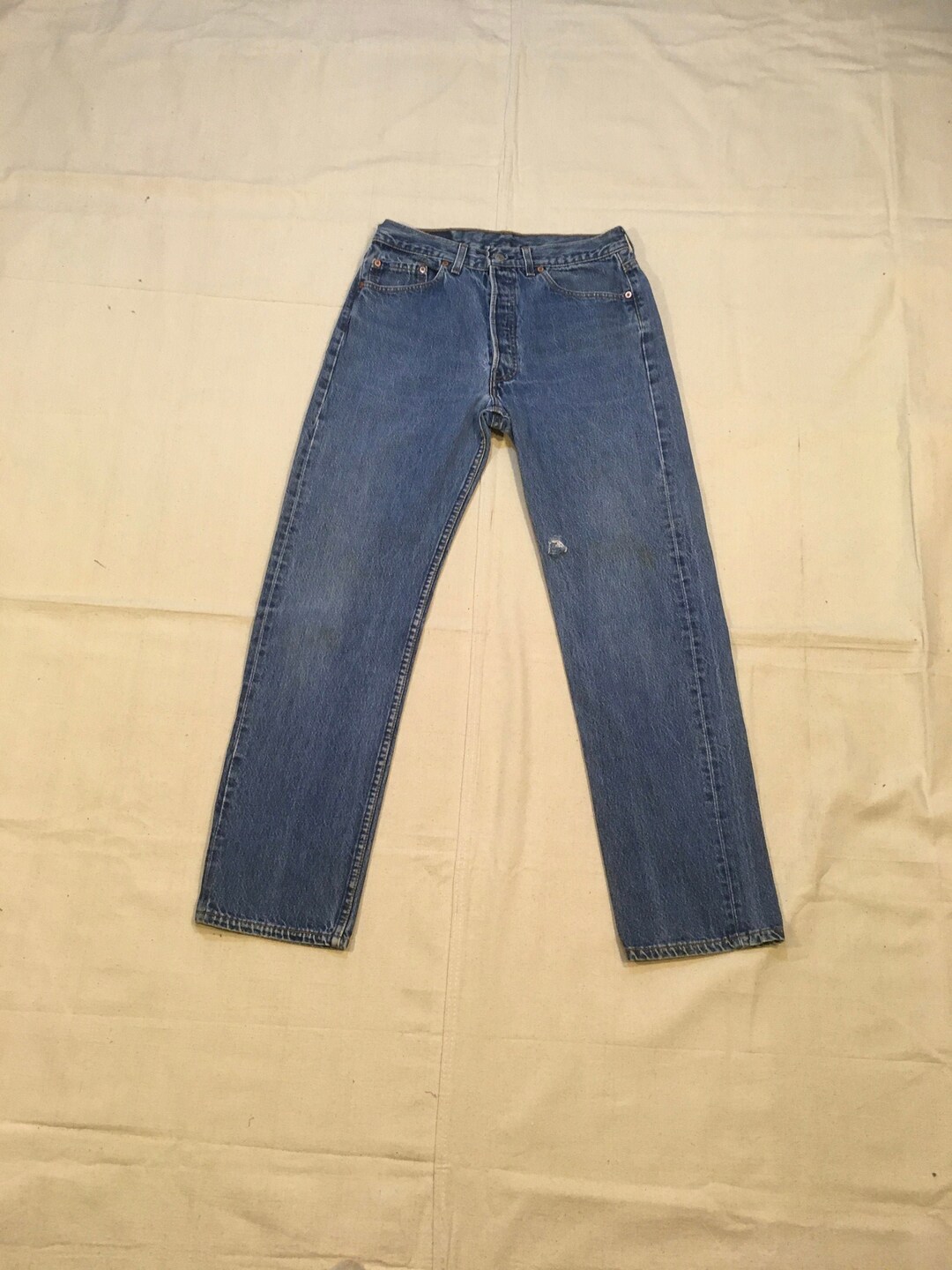 Vintage 90s Levis 501 0115 Made in USA Blue Jeans 31 X 31 - Etsy