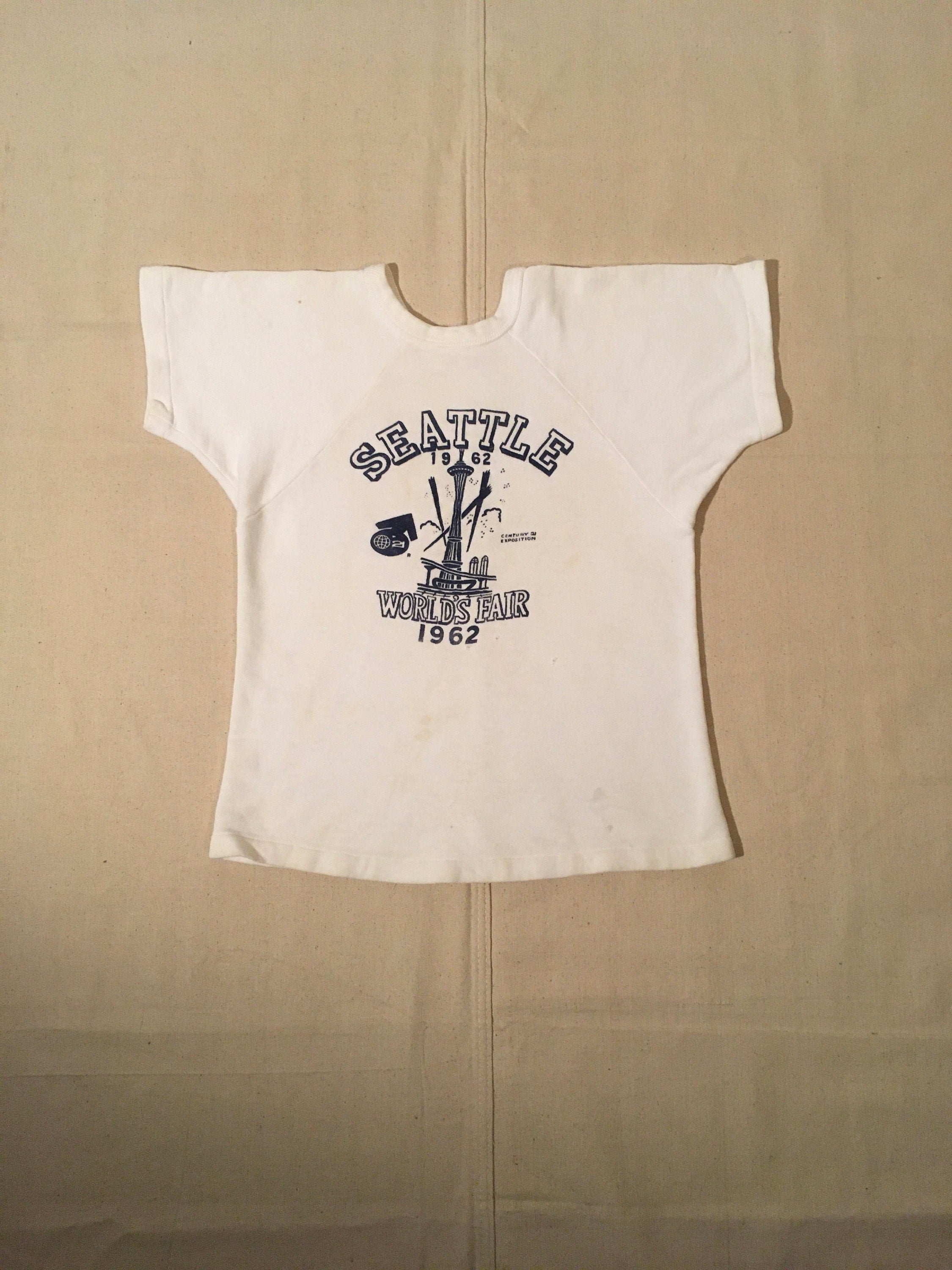 Vintage Seattle World's Fair 1962 White Crewneck SZ S