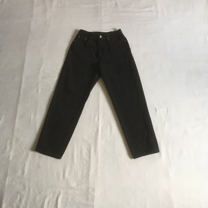 vintage 90s levis 560 black jeans loose fit mom jeans made in mexico 28 29 high waist denim 1990s fashion