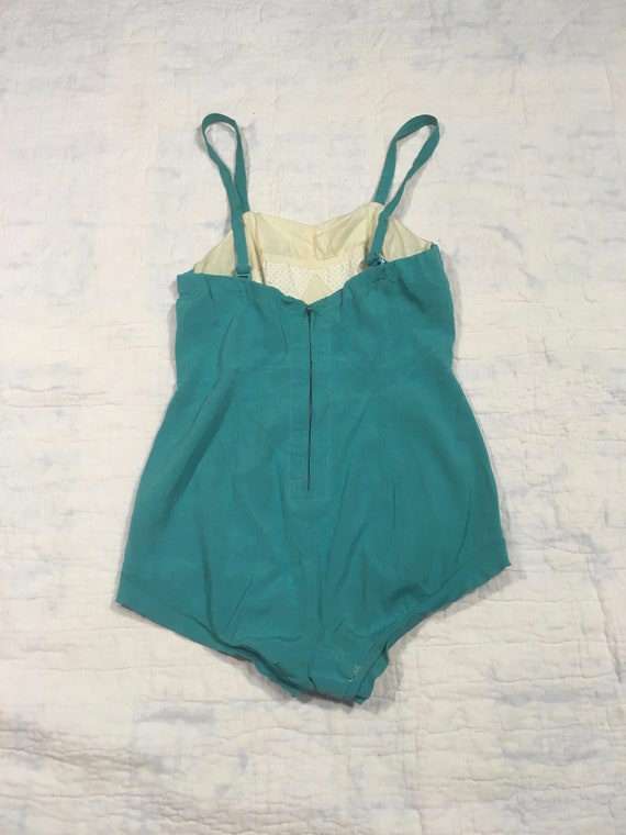 vintage 40s styled by Lee swimplay suits zip back… - image 6