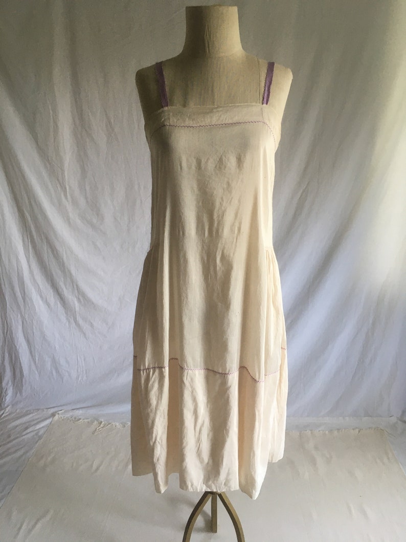vintage 1920s drop waist purple sheer lawn dress handmade antique day dress flapper frock great gatsby art deco 20s fashion image 10