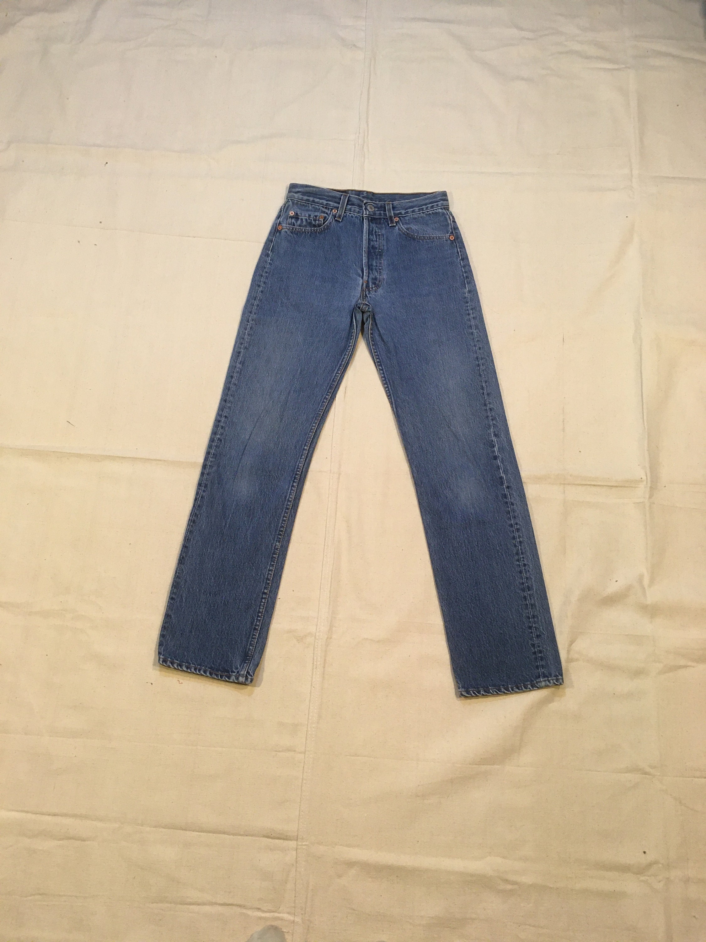 Levi's 501 Faded Brown Denim '27 x 30' – 1990s – No Maintenance
