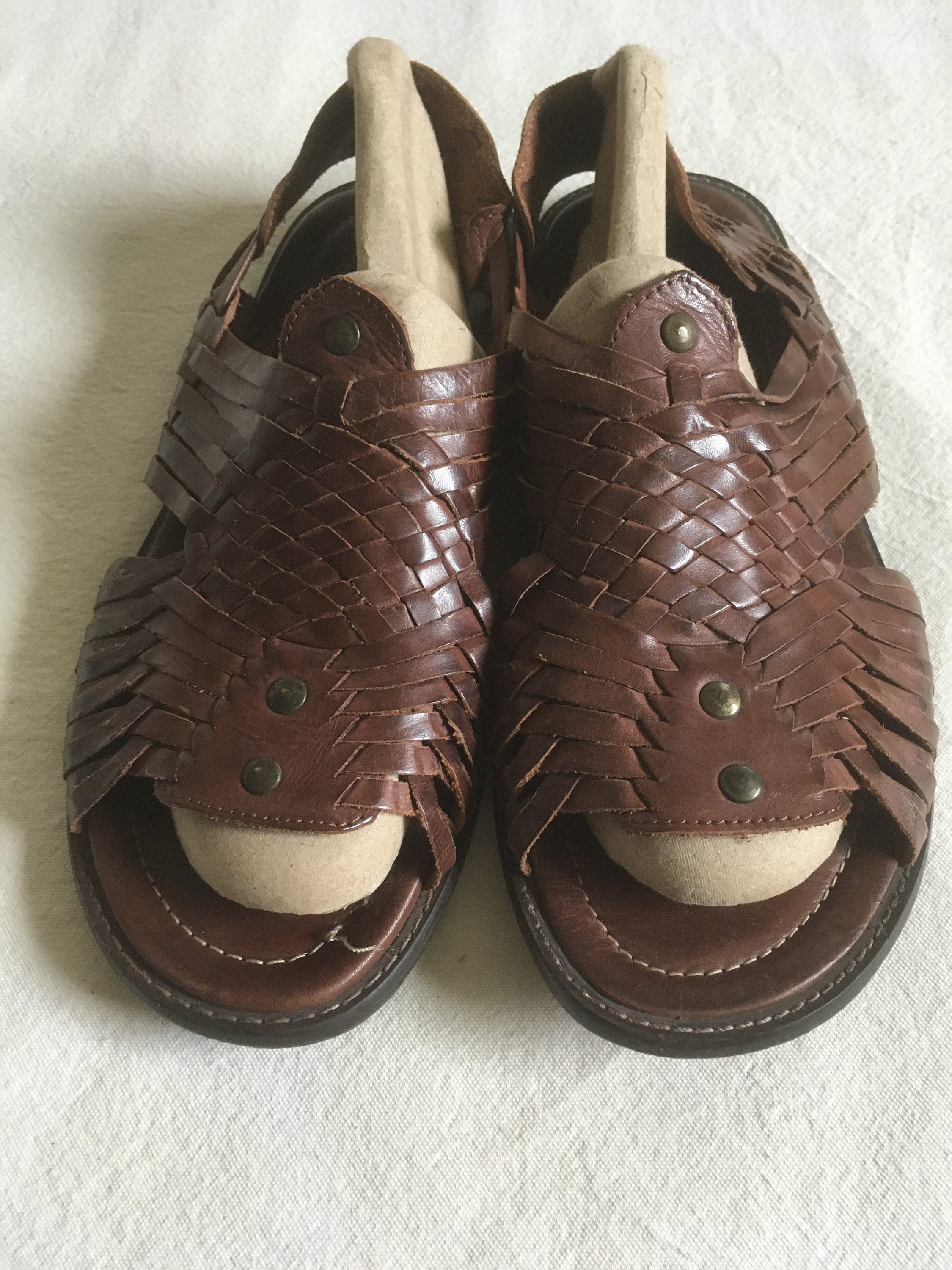 Bed Stu‎ Cobbler Series Mens Brown Woven Leather Huarache Sandals Made in Mexico il_fullxfull.5647170695_94kf.jpg main image 4