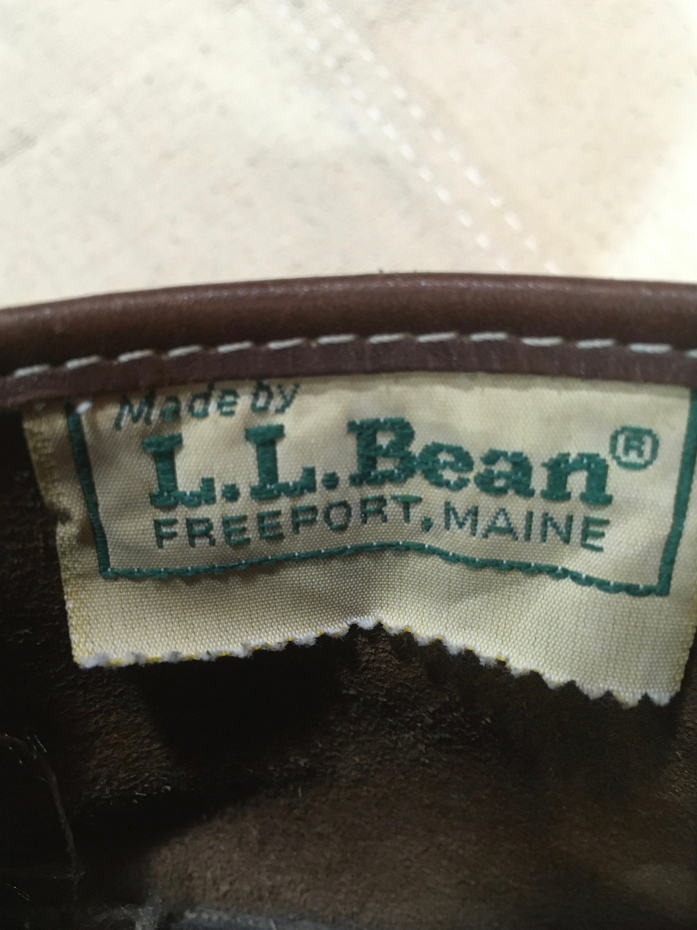 Vintage 80s LL Bean 6 boots Maine hunting shoe made in | Etsy