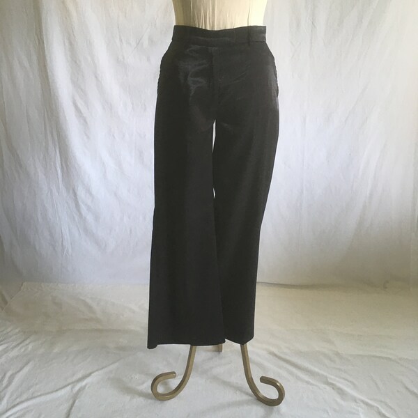 90S Fashion Winter 90's Vintage Women's Bell-Bottom Pants Breasted Stretch Women's Trousers
