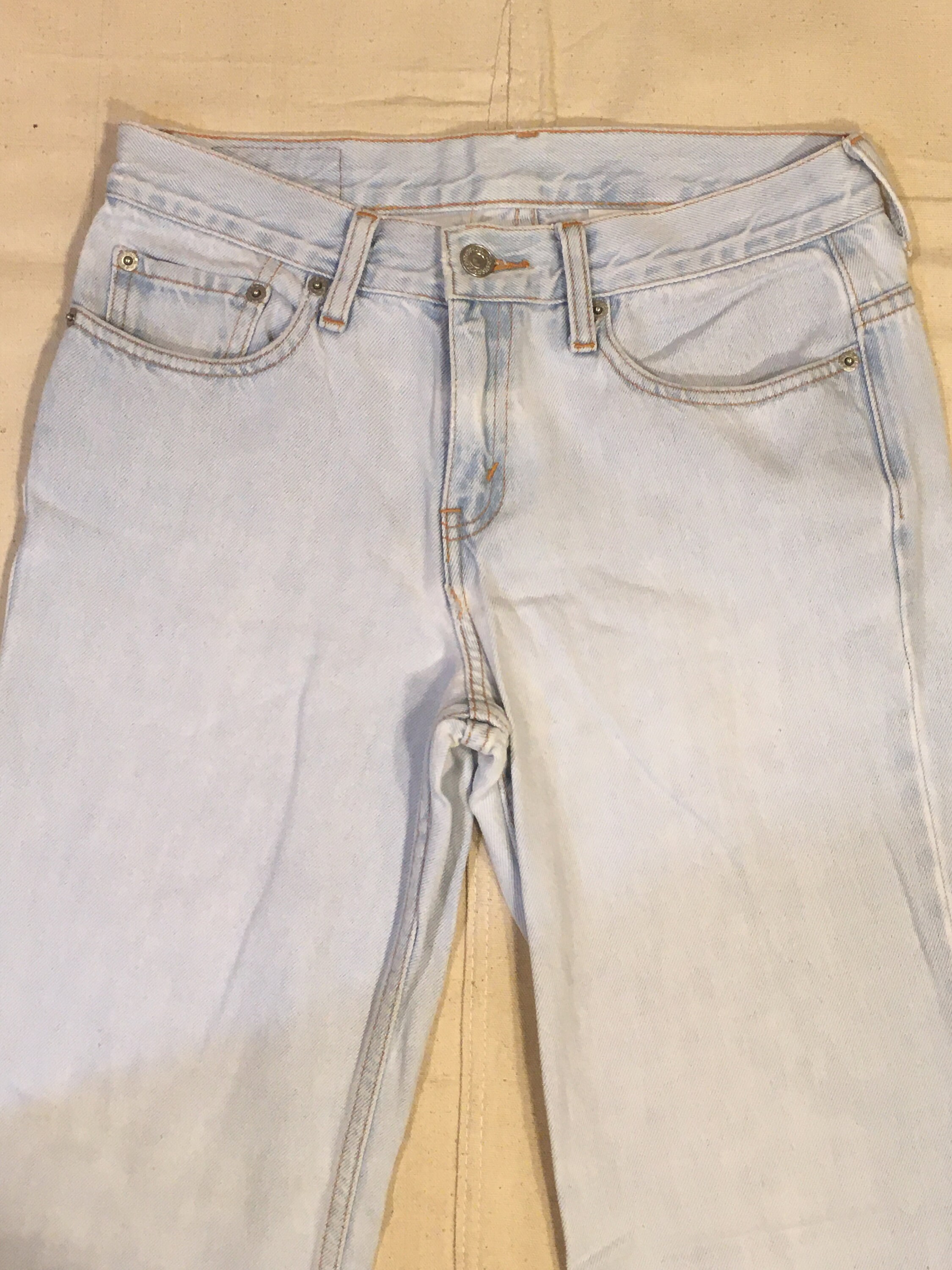 Vintage Y2k Does 70s Levis 574 Light Wash Bell Bottom Metal - Etsy