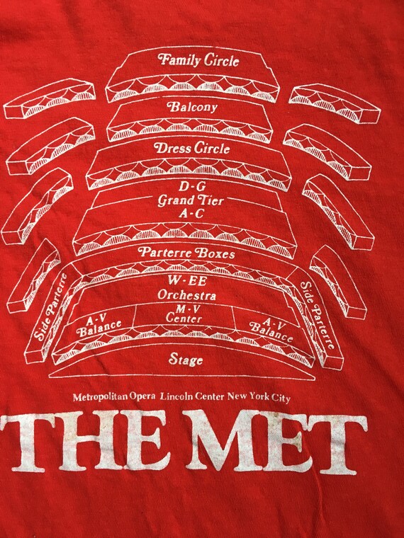 The Met Seating Chart