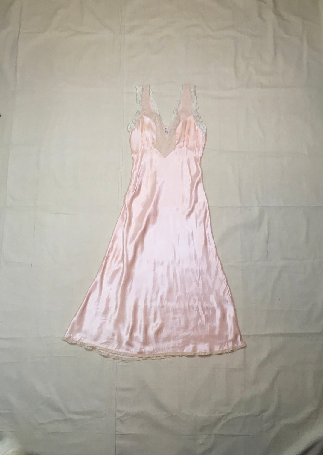 Vintage 40s Radelle Lingerie Bur-mil Quality Rayon and Lace - Etsy