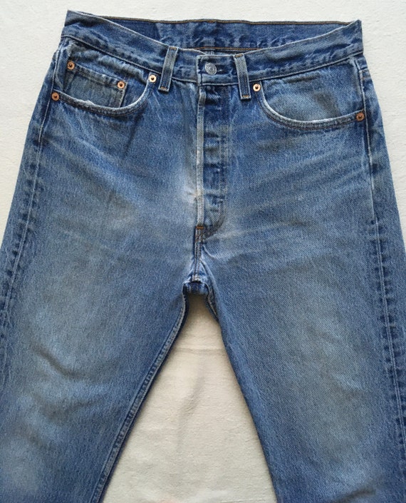 vintage levis 501 made in usa blue jeans 32 x 29 - image 3