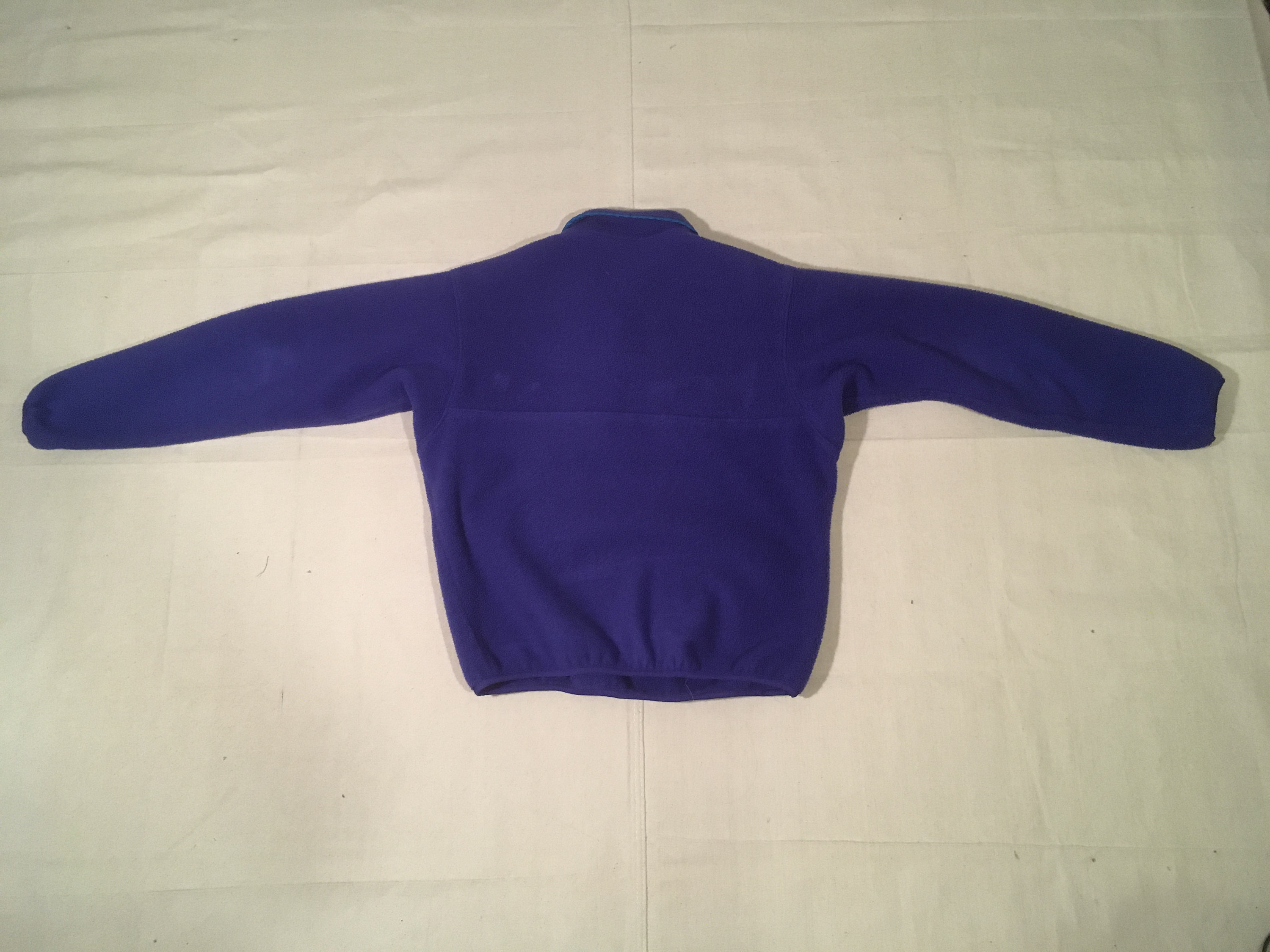 Vintage 90s 1992 Patagonia Synchilla Snap T Purple Fleece Jacket 
