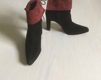 Buy Vintage 90s Bcbg Max Azria High Heel Platform Lace Back Side