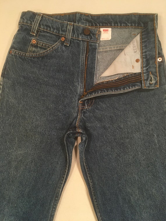 vintage levis 517 0217 blue jeans made in usa 30 … - image 4