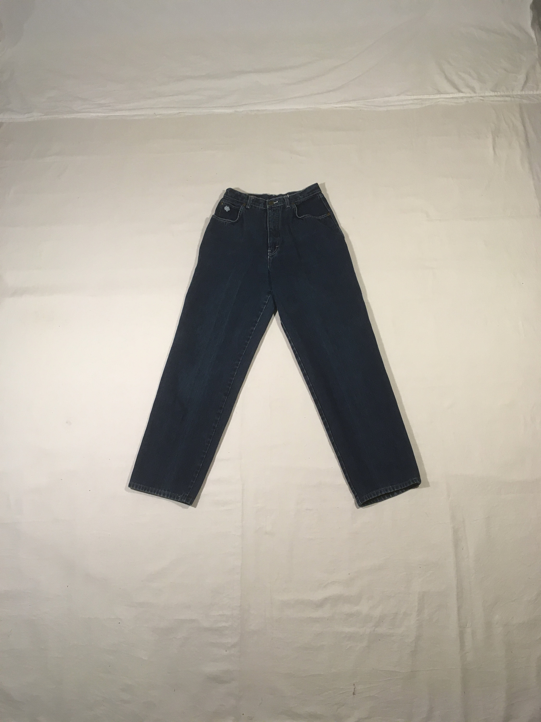 Vintage 80s Normandee Rose High Waist Zip Fly Relaxed Fit Tapered