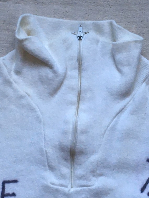 50s 60s Vintage Sweat Double-Sided Print Fade 70s 80s pullover