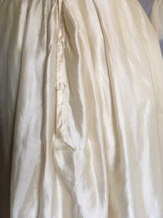 vintage antique dress montgomery ward co white si… - image 9