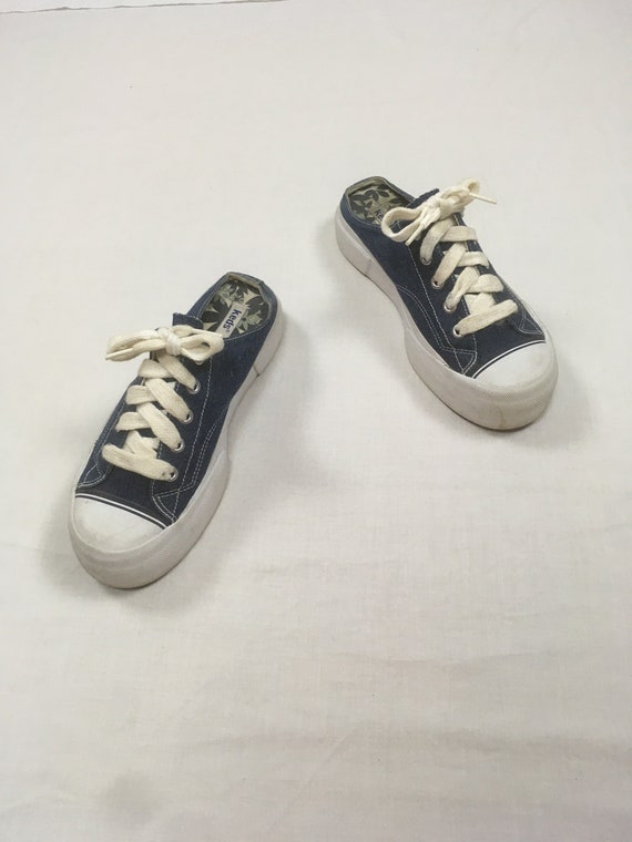 vintage y2k open back keds lace up sneakers size 8