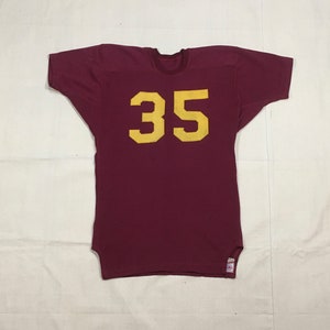 Vintage 40s Athletic Supply Spanjian Pasadena Football Jersey 35 T