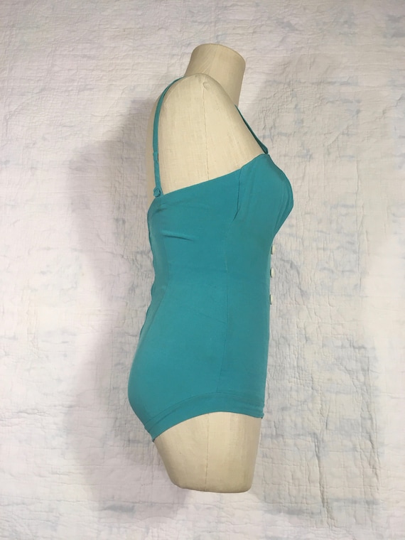 vintage 40s styled by Lee swimplay suits zip back… - image 2