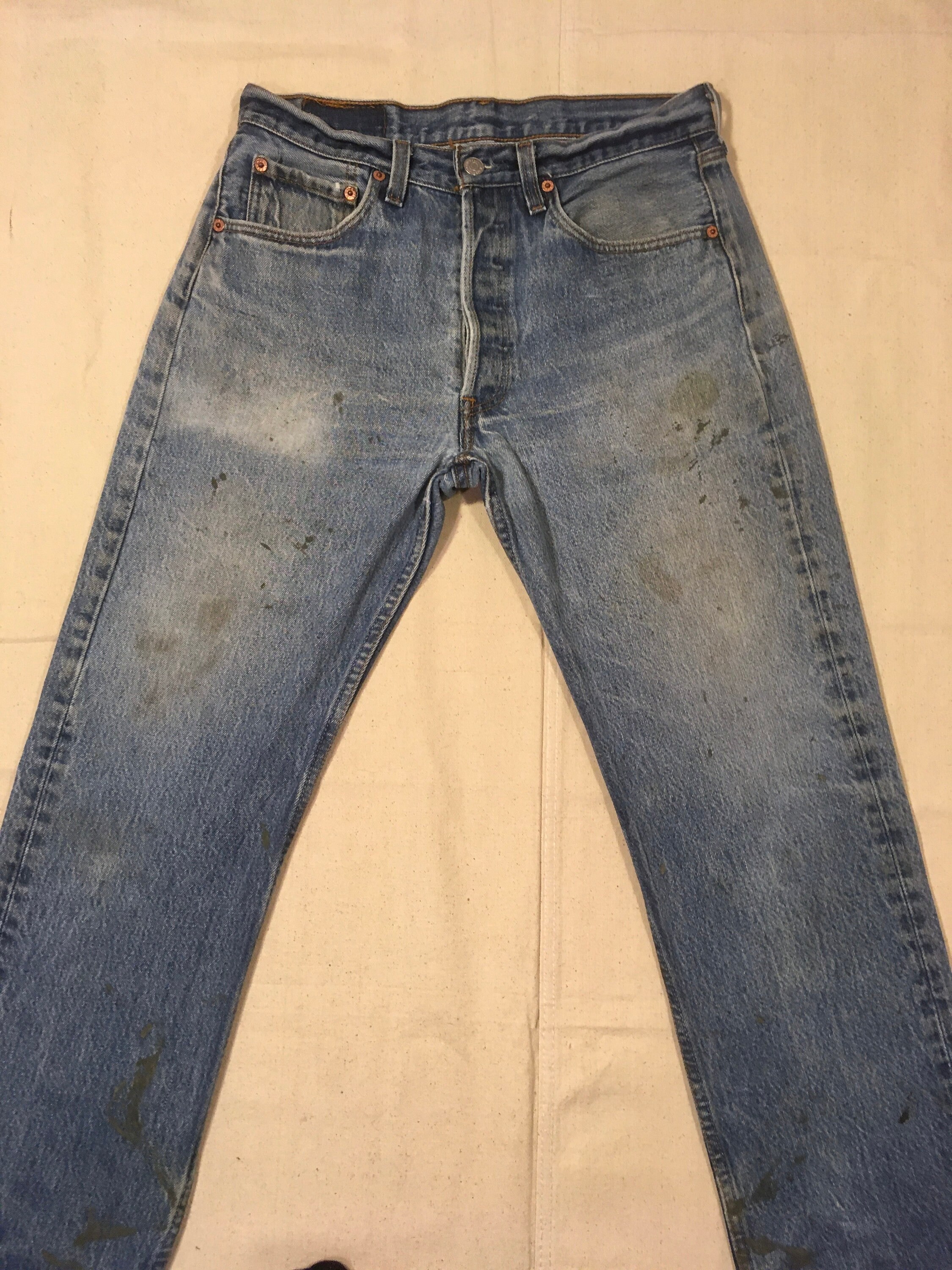 Vintage Levis 501 Made in Usa Blue 