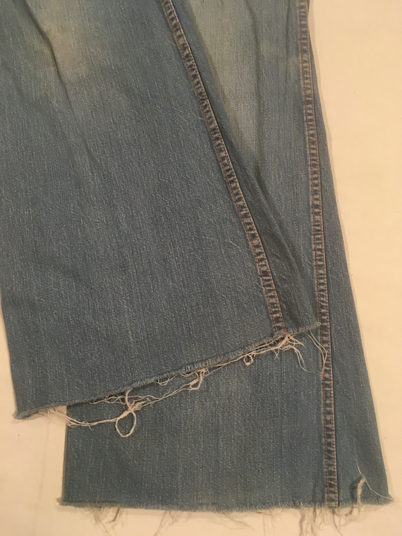 vintage 70s faded glory blue jeans high waist bel… - image 10