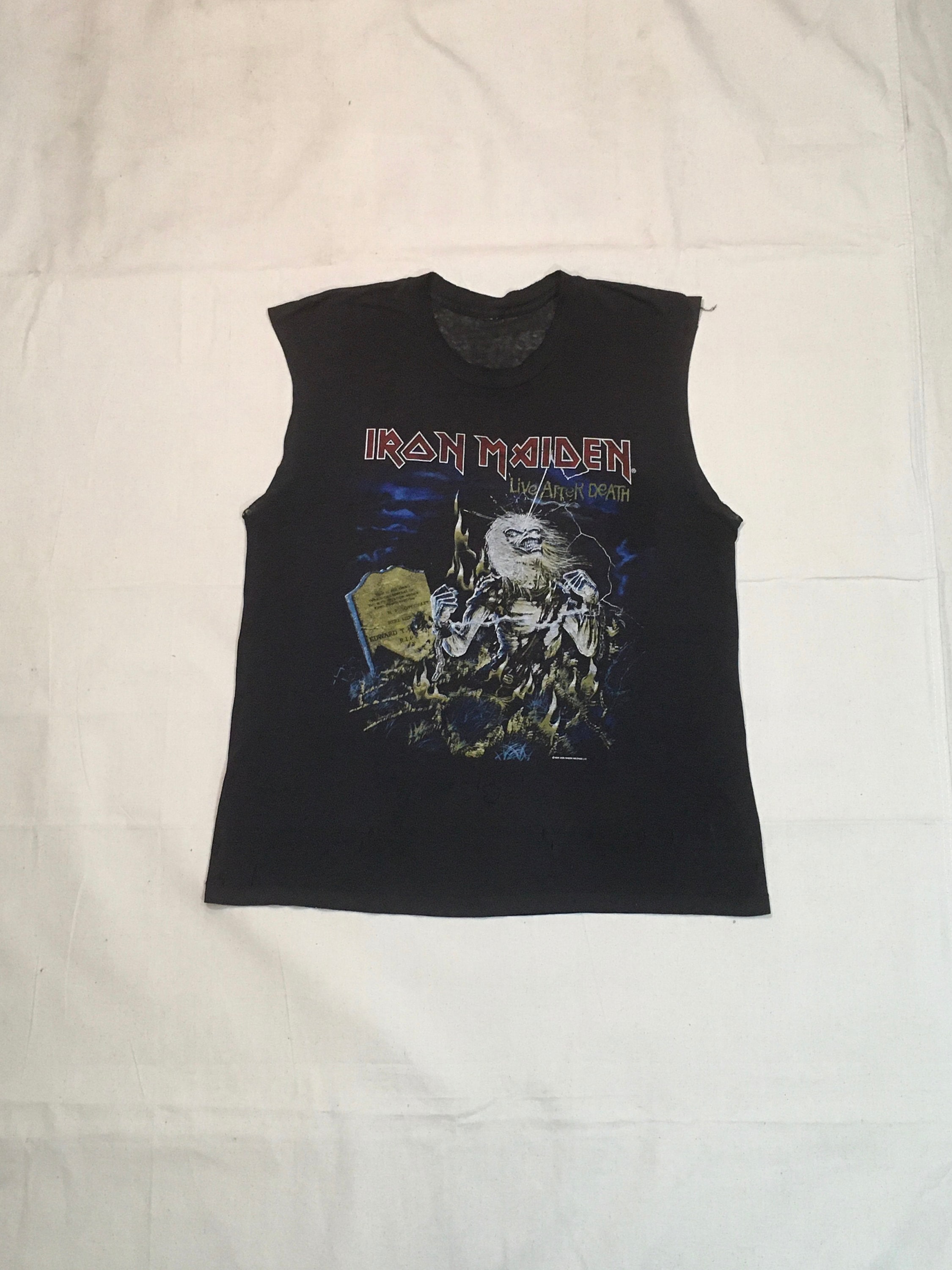Vintage 80s Iron Maiden Live After 