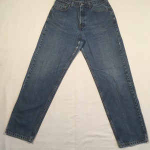 vintage y2k levis 560 loose fit straight leg womens blue jeans made in mexico 30 image 2