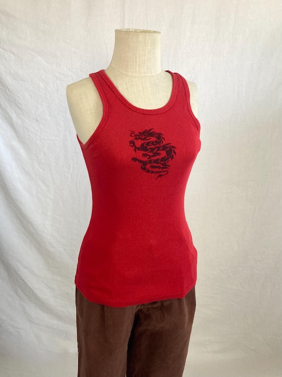 LÝFT × WIND AND SEAGRAPHIC TANKTOP - RED LÝFT × WIND AND SEA Graphic Tanktop - Red