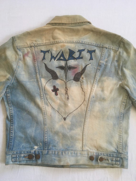 vintage 80s maverick twabit two bit custom hand d… - image 6