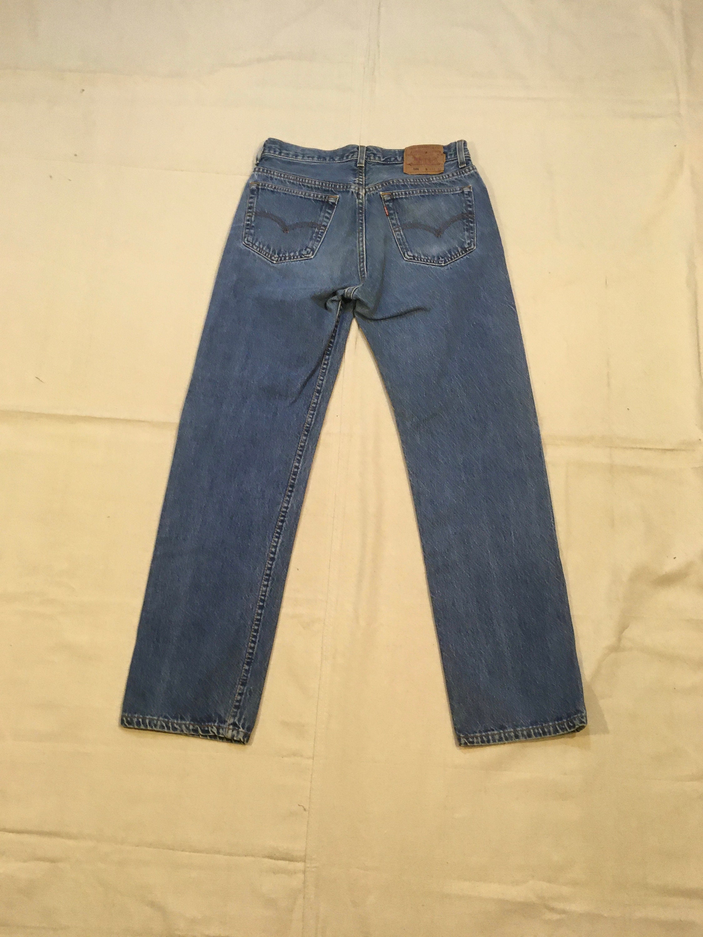 Vintage 90s Levis 501 0115 Made in USA Blue Jeans 31 X 31 - Etsy
