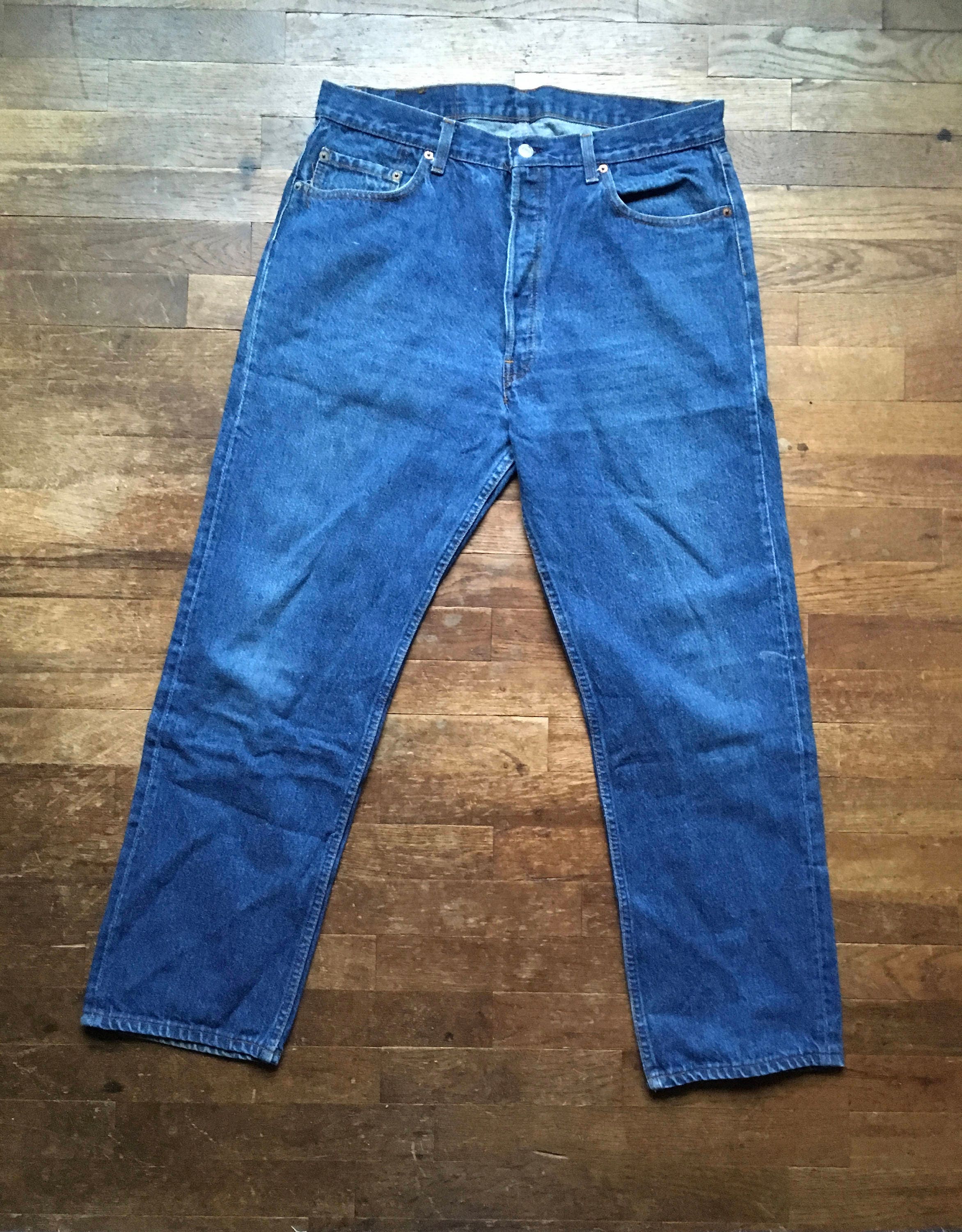 Vintage Levis 501 Made in USA Blue Jeans 34 X 28 - Etsy