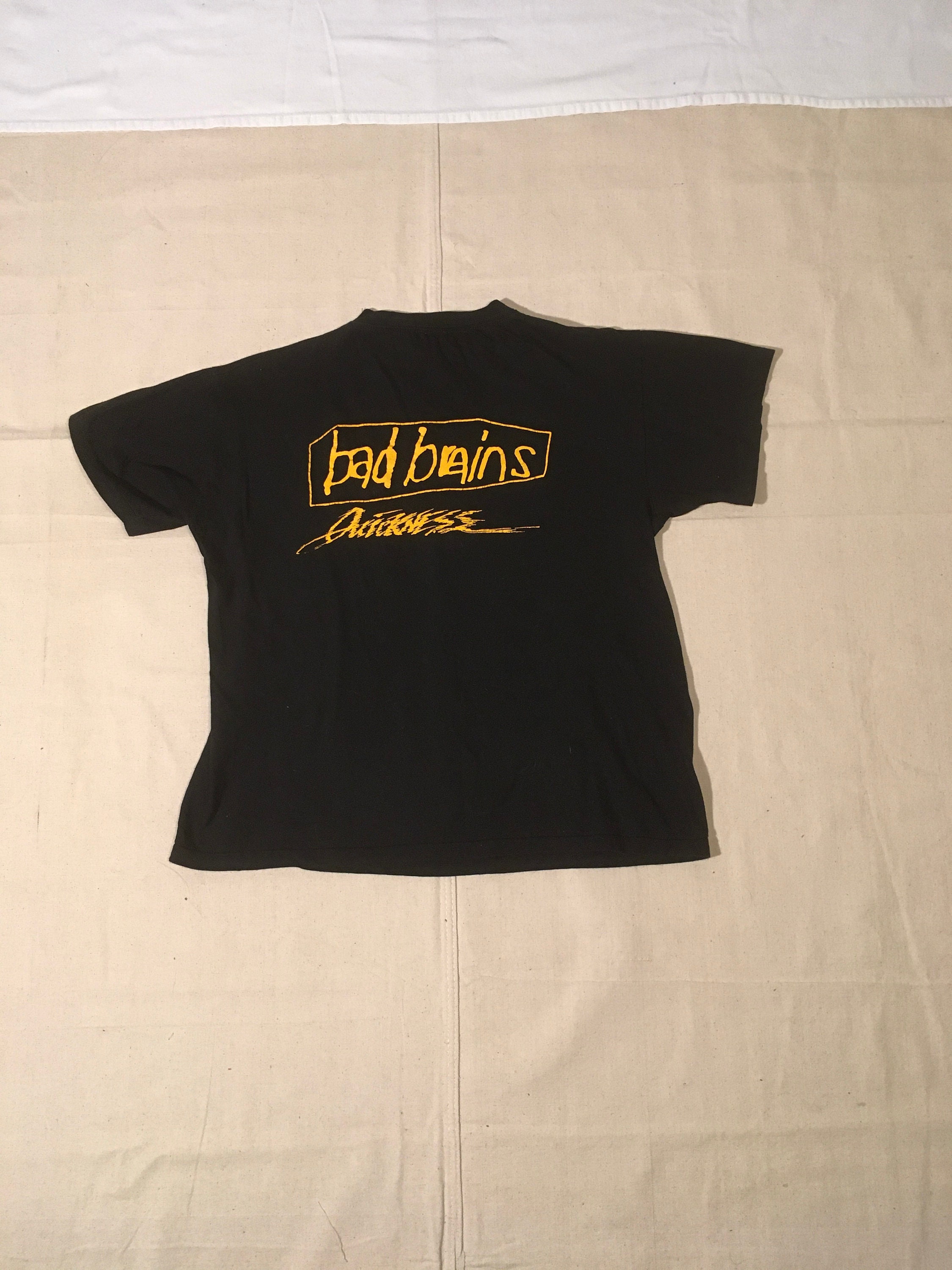 Vintage 80s Bad Brains Quickness 1989 Direct Merchandising Black Lightning  DC Hardcore Punk T Shirt Made in Usa -  Norway