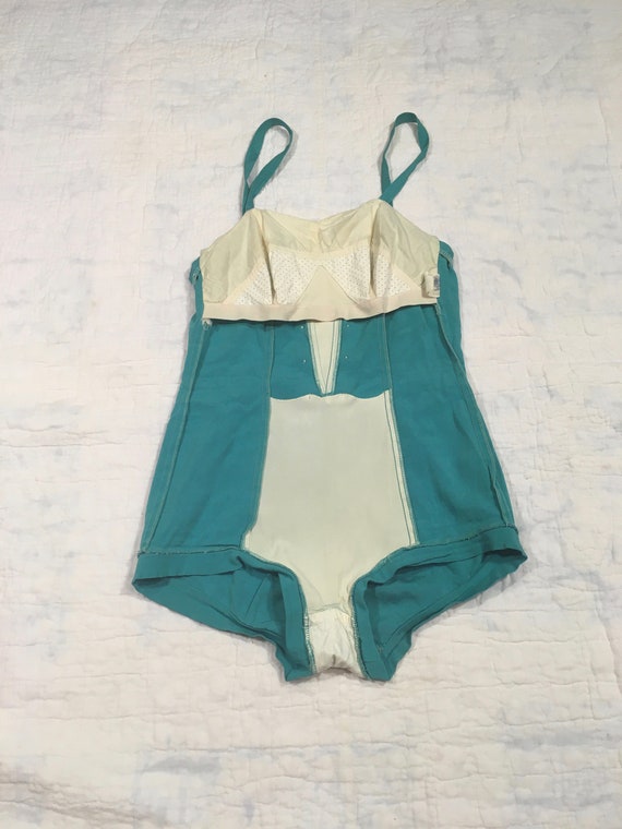 vintage 40s styled by Lee swimplay suits zip back… - image 7