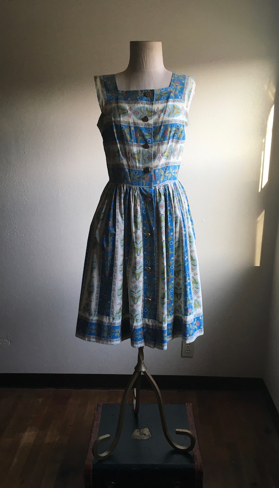 vintage 50s styled by loungees modernist floral pr