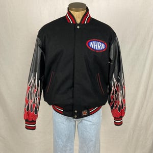 NHRA ヴィンテージメンズアウターナイロンジャケット
