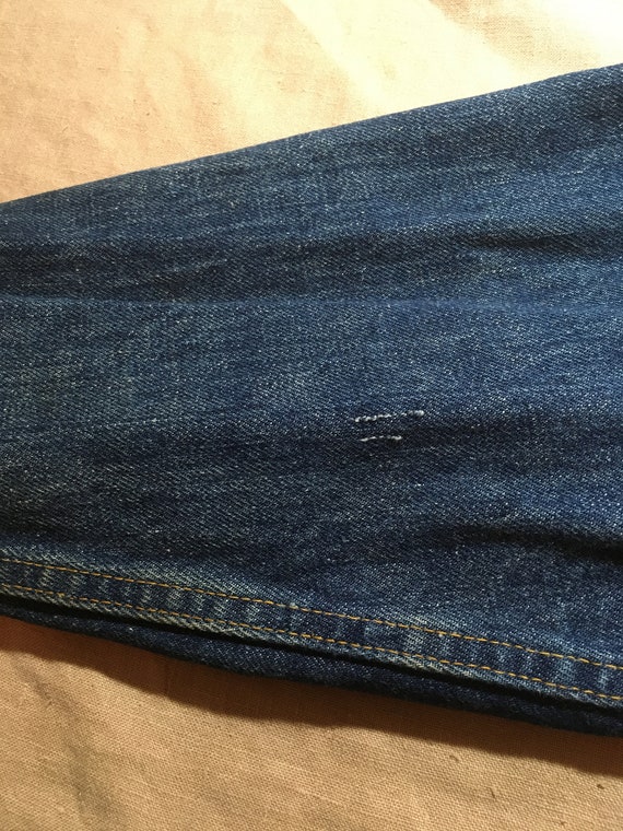 vintage 70s levis 70505 0217 type III dark wash d… - image 4