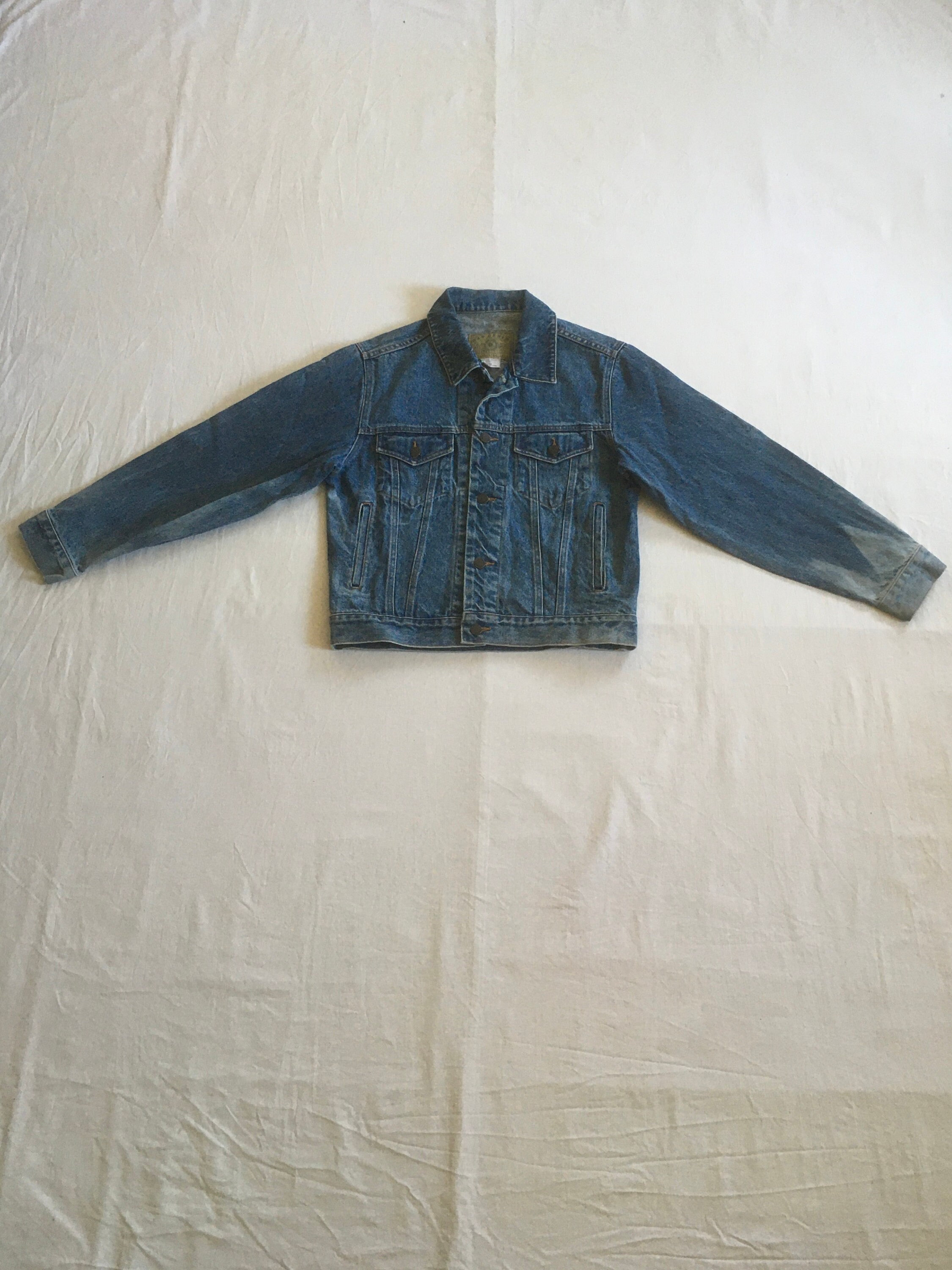 Vintage 80s Gap Denim Best Basics Distressed Bleached Ripped