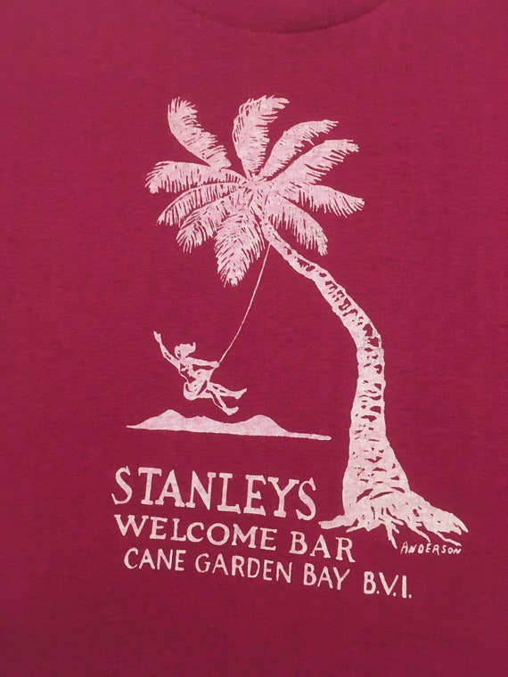 vintage 80s stanleys welcome bar cane garden bay … - image 3