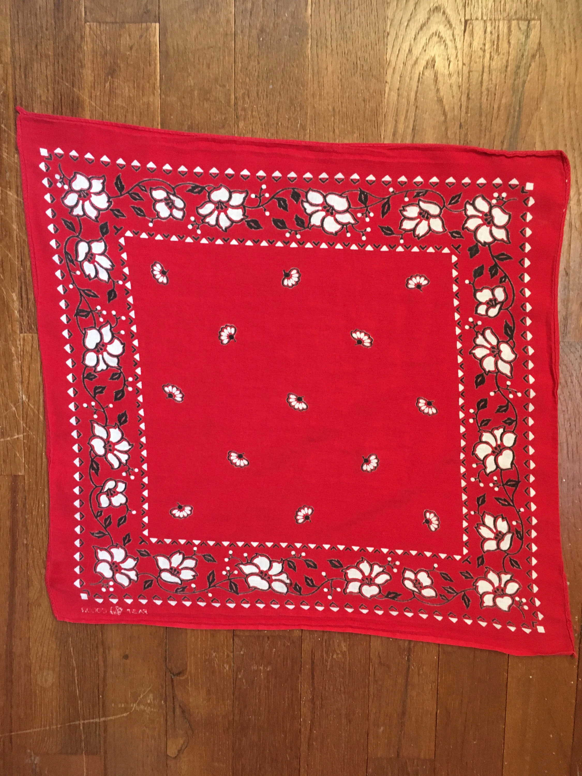 ELEPHANT BRAND BANDANA 1940s 1950s ④ ELEPHANT BRAND BANDANA 1940s 1950s ④ Vintage エレファントブランド