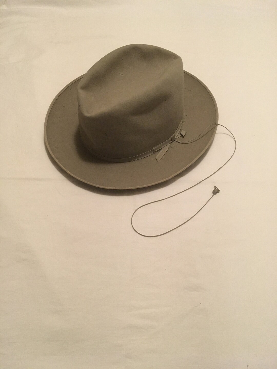 Vintage 60s Resistol Silver Belly 3x Beaver Felt Western Hat Wind Trolley 7 1/4 Attorney General
