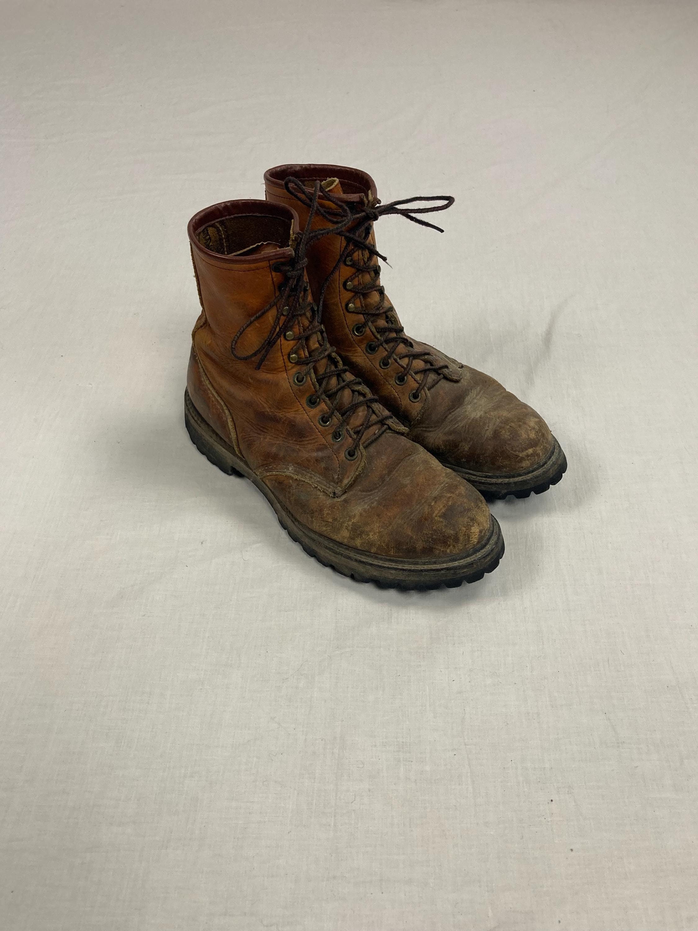 Vintage Mens Redwing 899 Work Boots Mens 10 1/2 D Vibram Sole