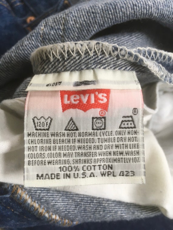 vintage 90s levis 501xx made in usa blue jeans 31… - image 5