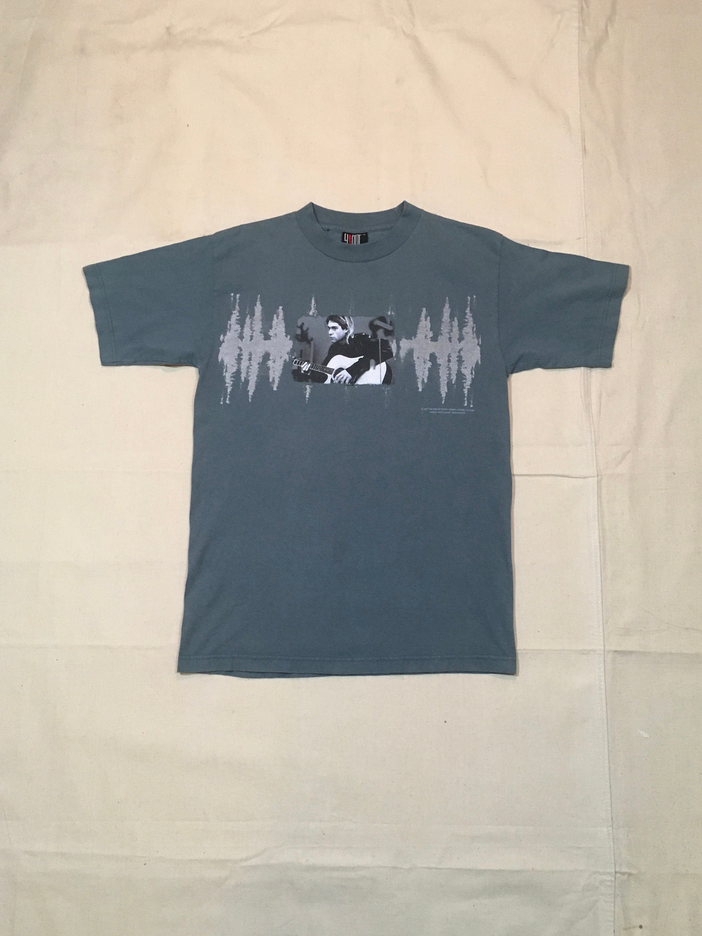 Vintage 90s Kurt Cobain 1997 the End of Music Nirvana Giant T - Etsy