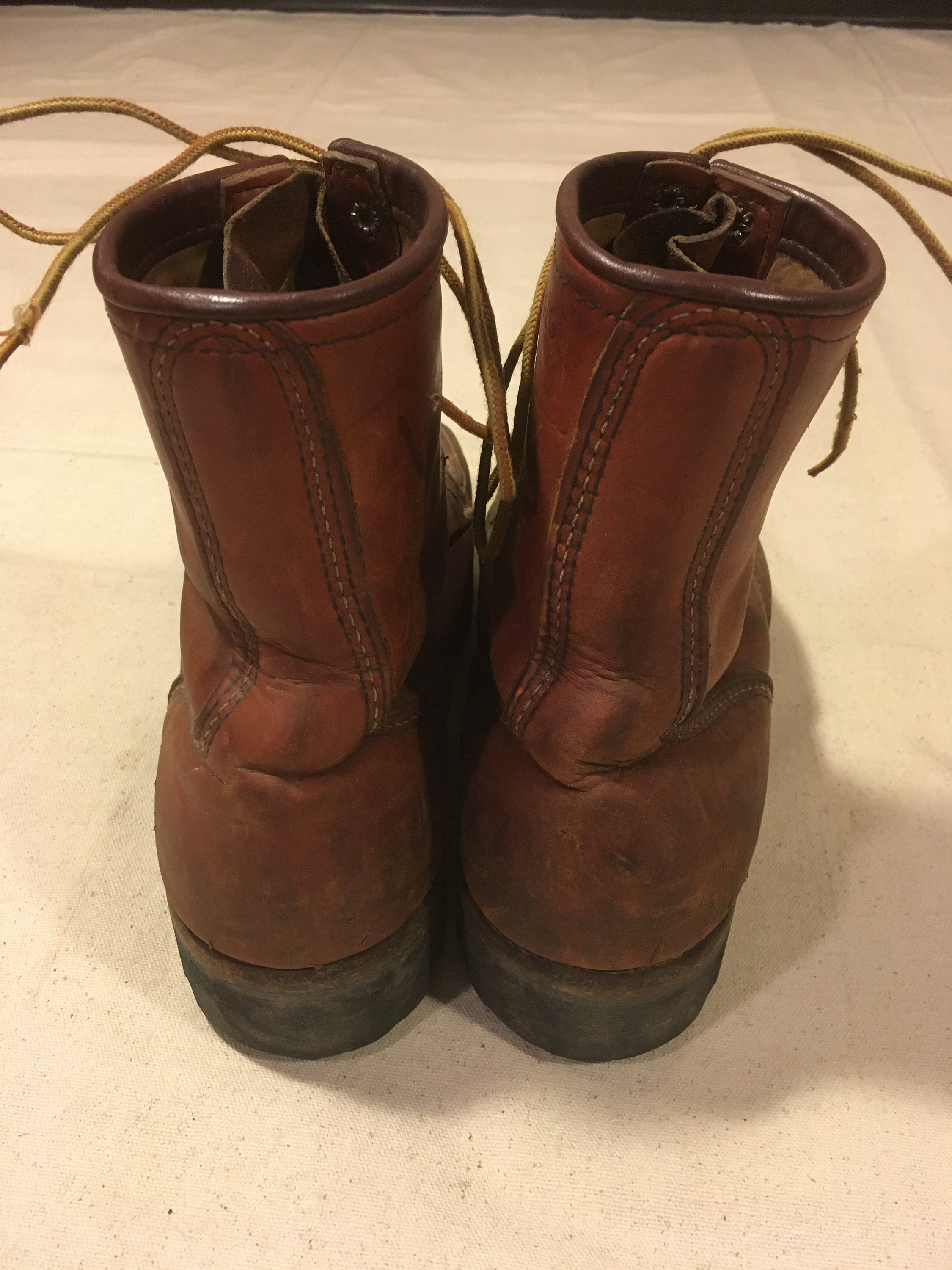 Vintage 80s Red Wing Irish Setter Sport Boot Made in Usa Moc Toe