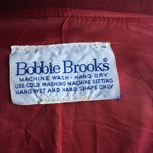 Vintage 70s Bobbie Brooks Maroon Double Breast Lapel Epaulet - Etsy