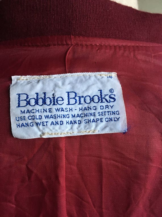 vintage 70s bobbie brooks maroon double breast la… - image 5